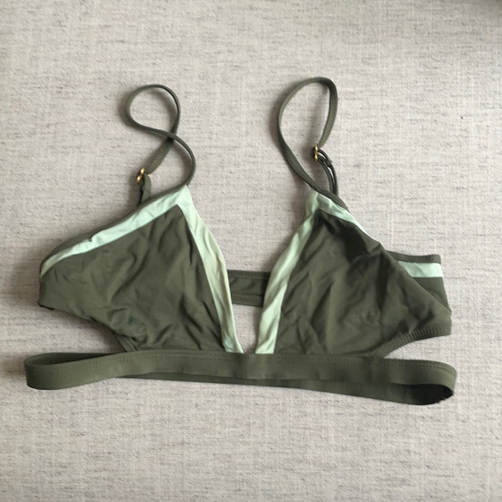 LSPACE GREEN BIKINI TOP